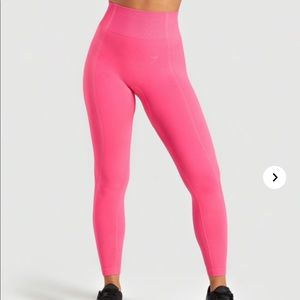 Hot pink ultra seamless leggings M
